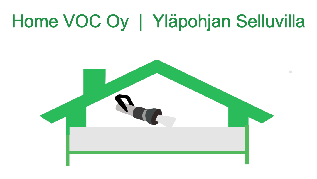 Puhalluseristeet puhallusvilla logo @homeVOC Oy